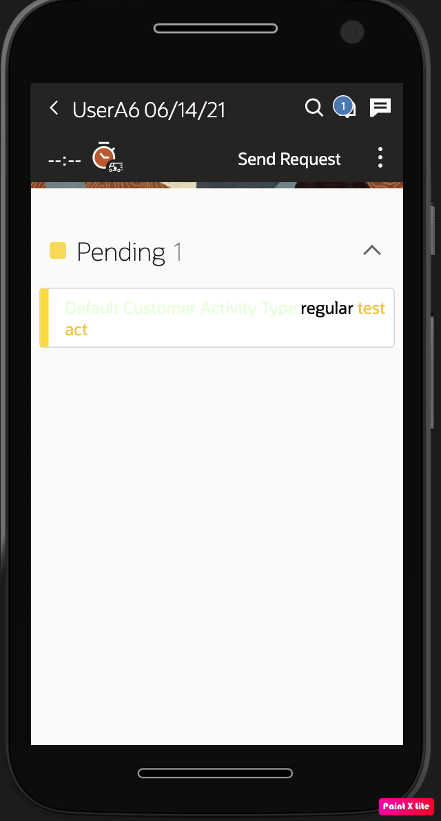 This image shows the notifications in the installed app, before Update 21C.