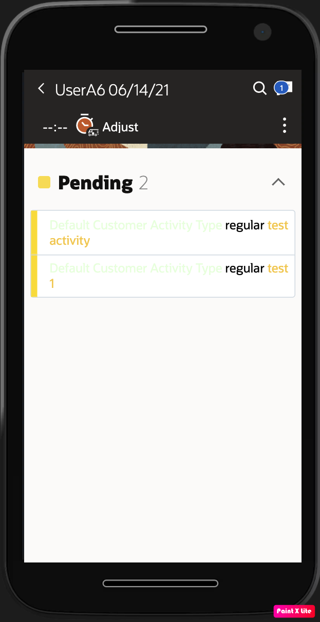 This image shows the notifications in the browser, from Update 21C.