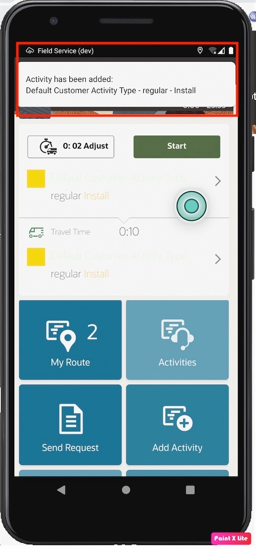 This image shows the notifications on an iOS device.