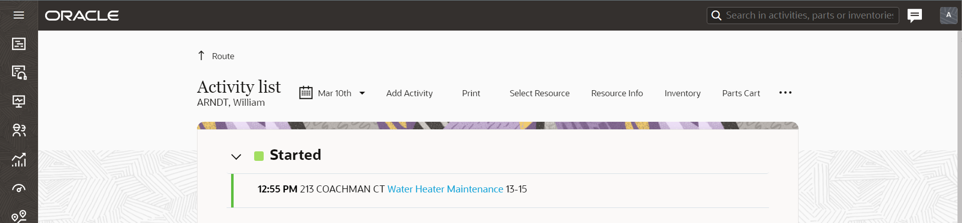 Desktop view with fixed-width layout