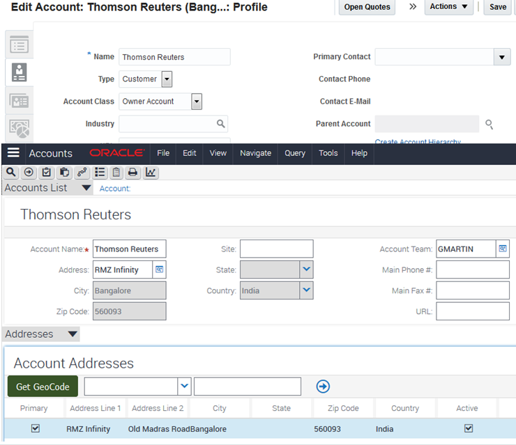 Oracle Sales Cloud Release 12