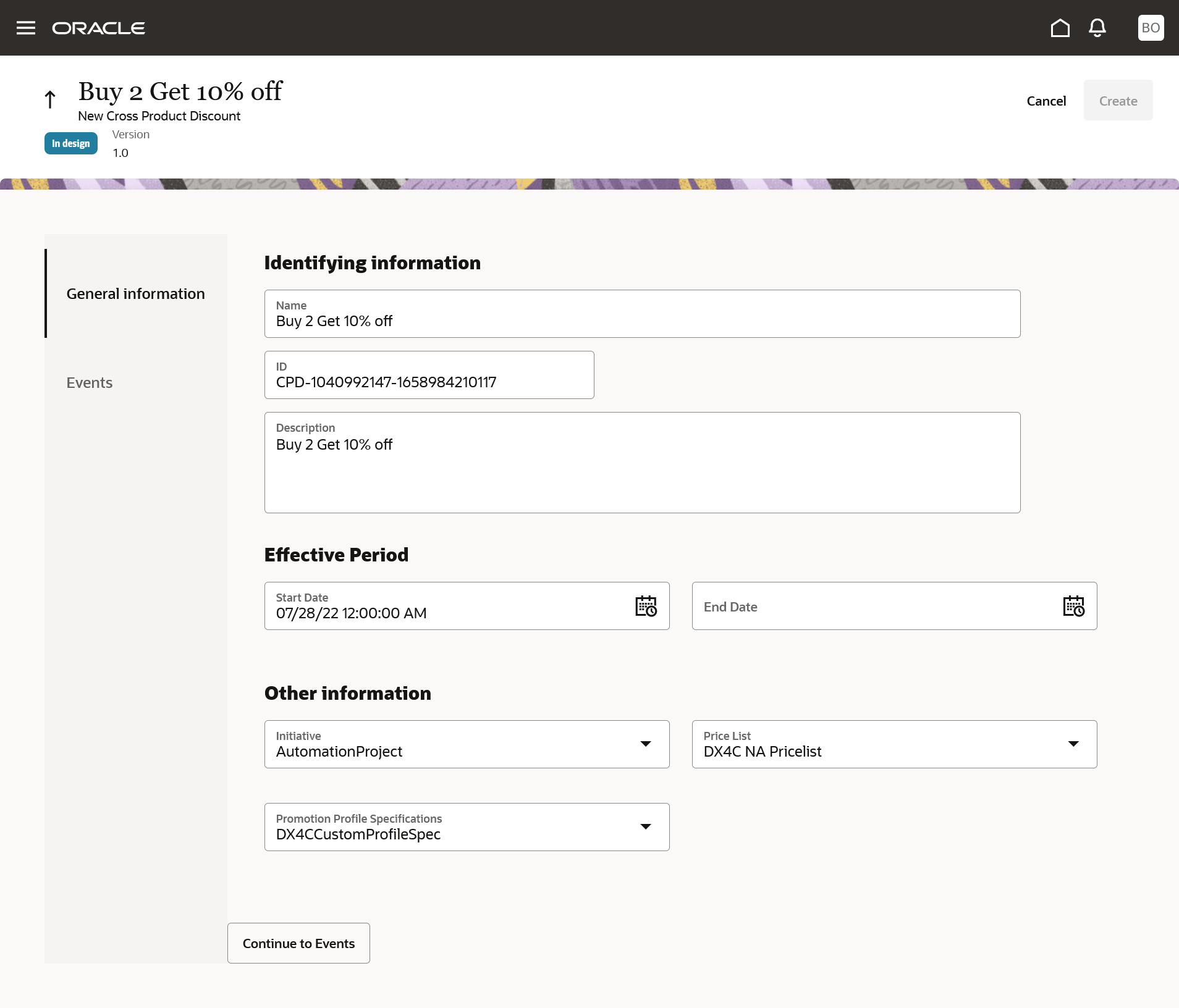 Oracle Digital Experience for Communications Launch Experience 22D