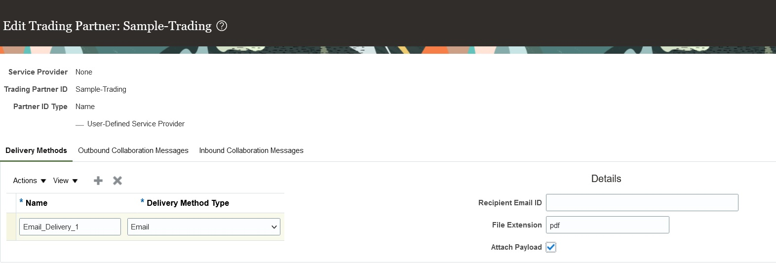 Email Delivery Method