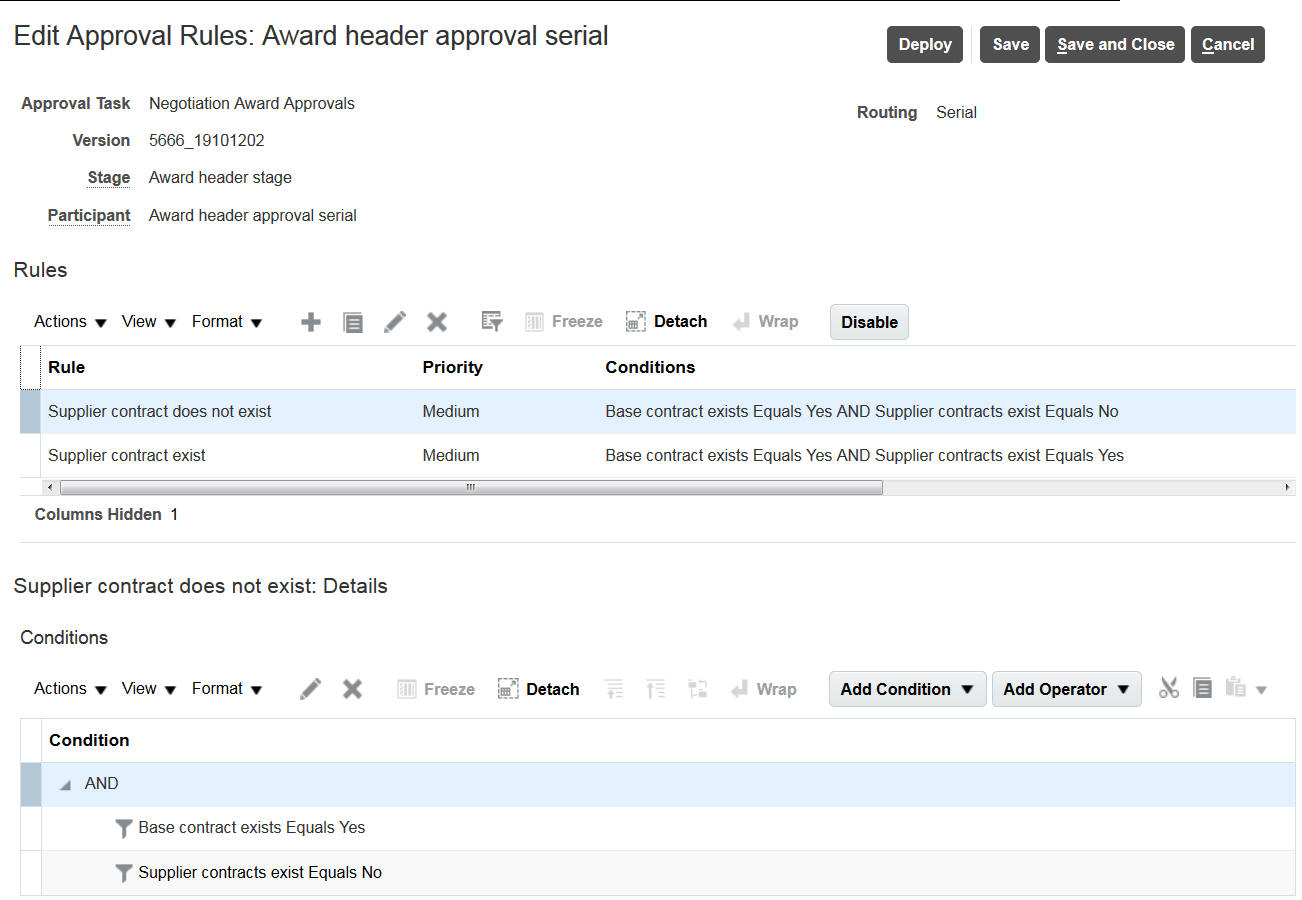 New approval attributes