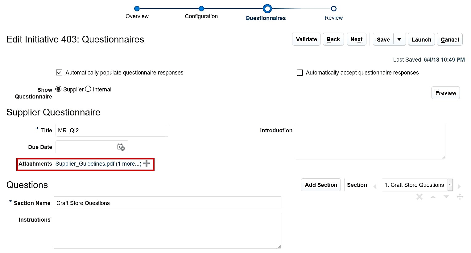 Oracle Procurement Cloud R13 (updates 18A - 18C)