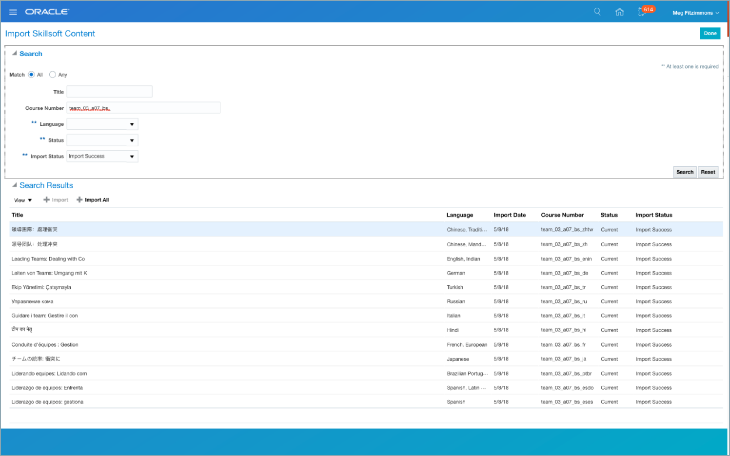 Import Skillsoft Content