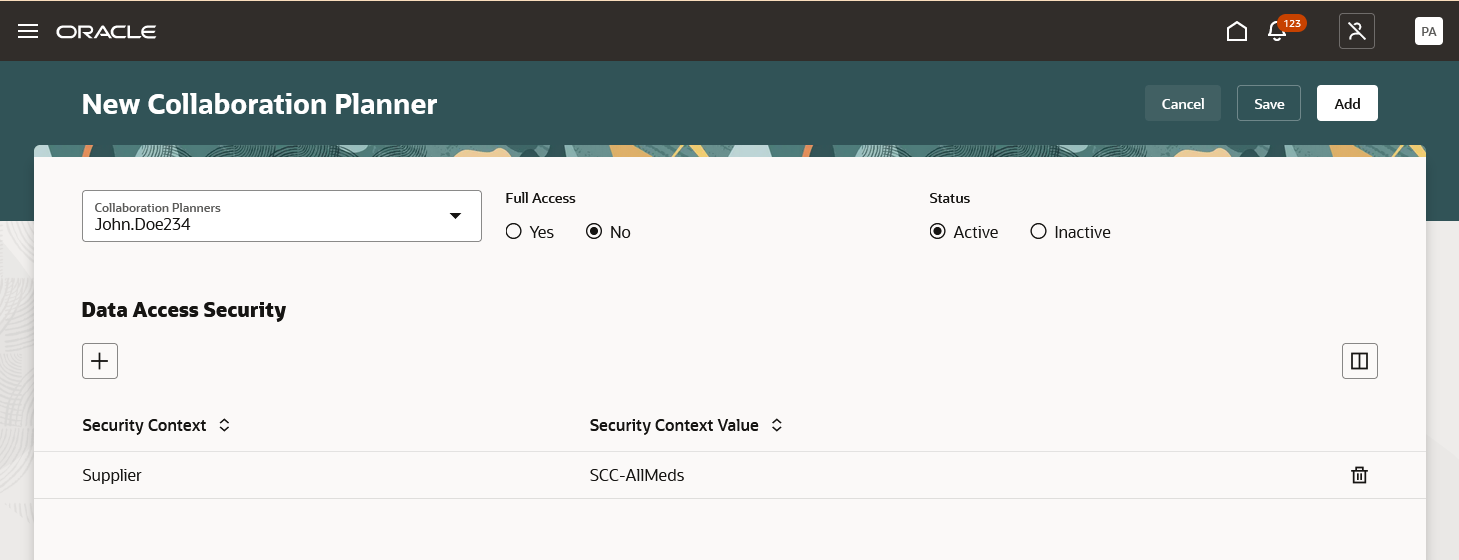 New Collaboration Planner page in the Redwood user experience