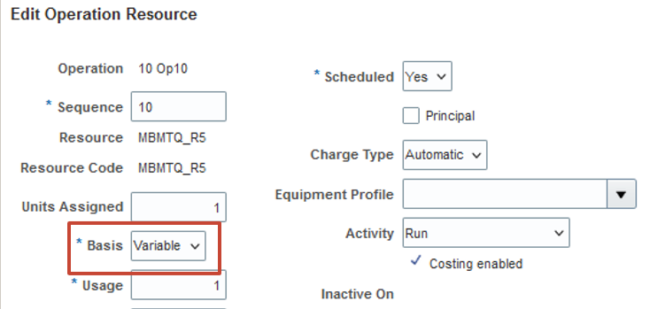Edit operation resource