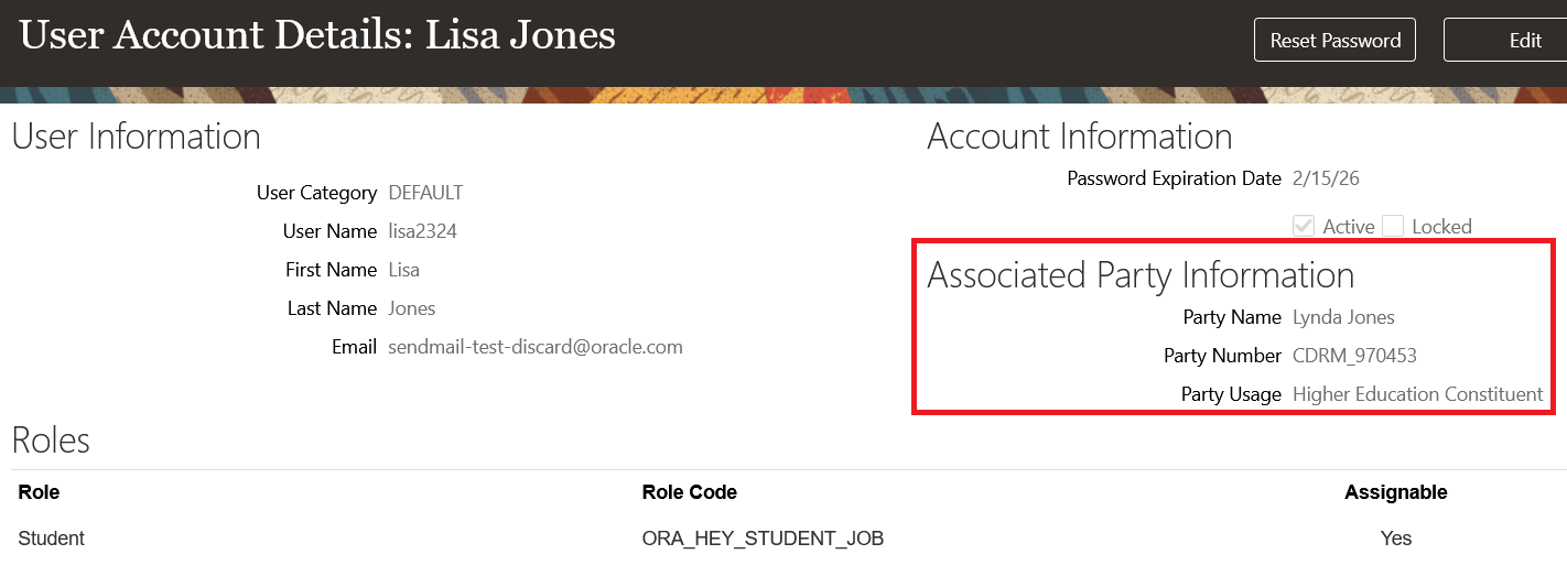 Name Change Displayed in Security Console