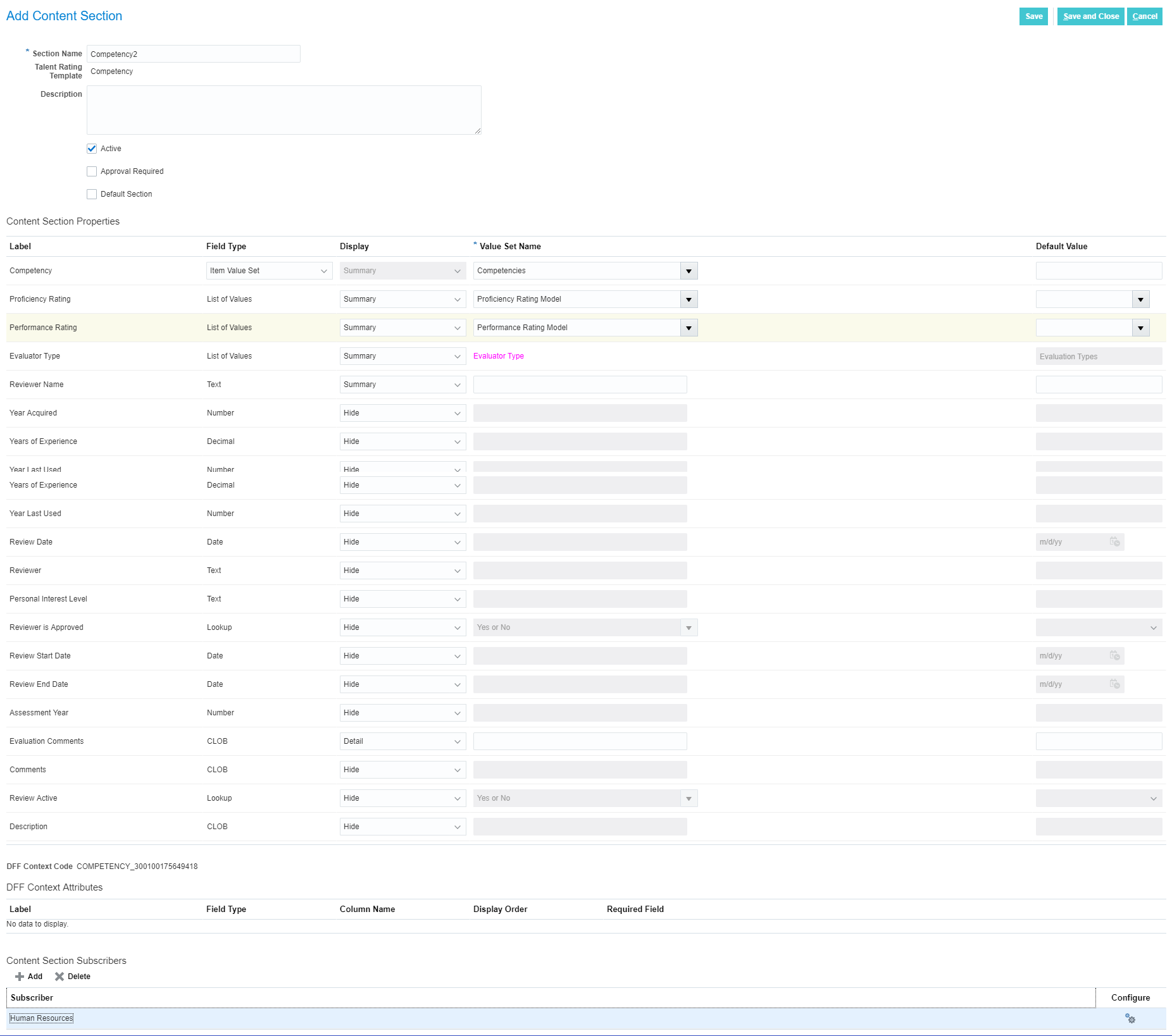 Oracle Talent Management Cloud 19B What's New