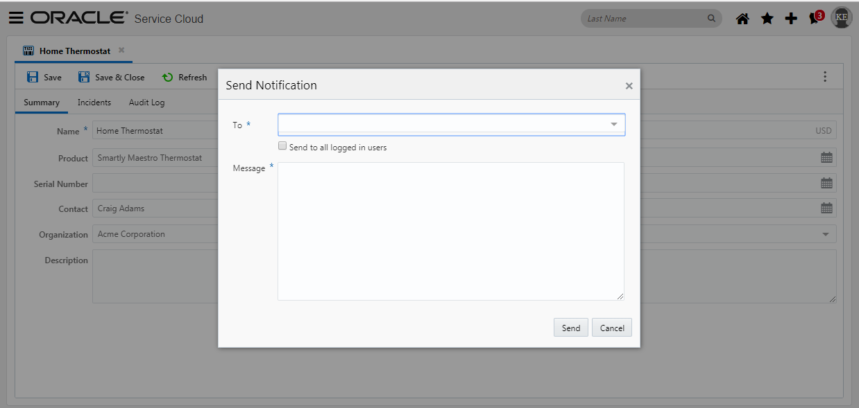 Oracle Service Cloud Agent Browser UI December 2017
