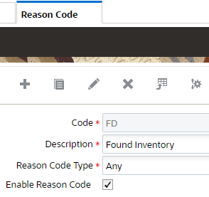 Enable Reason Codes