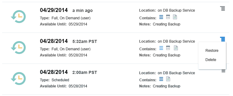 Illustration of changing the state of a primary objects