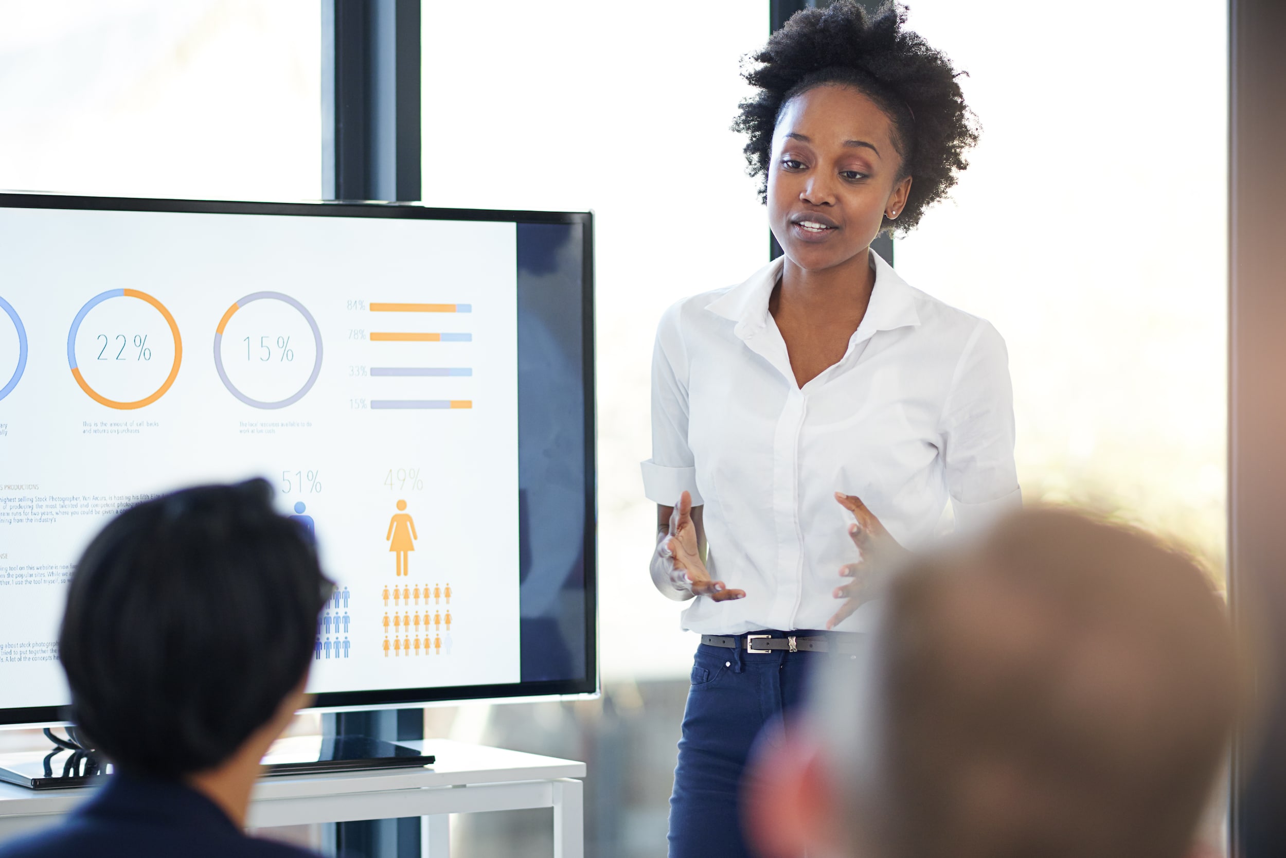 Meeting Review Stock photography